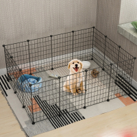 狗狗围栏栅栏宠物室内猫狗笼小型犬泰迪家用隔离门护栏杆窝带厕所