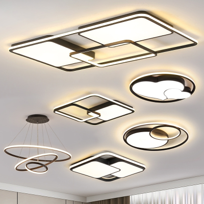 LED吸顶灯现代简约大气客厅主灯餐厅卧室灯灯具组合全屋套餐组合