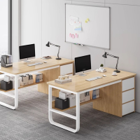 古达办公桌简约办公室职员单人工位桌椅组合简易多人台式电脑桌子电脑桌