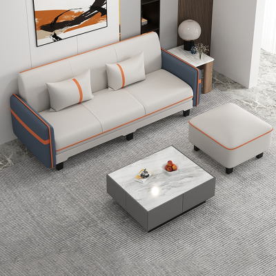 法耐(FANAI)沙发床两用小户型客厅简易出租房布艺多功能折叠科技布2024新款木