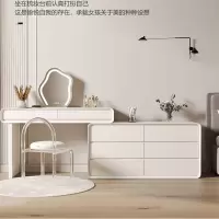 古达木卧室梳妆台收纳柜斗柜书桌五斗柜一体化妆台ins风网红化妆桌