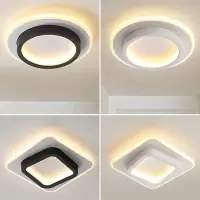 法耐(FANAI)入户玄关过道灯现代简约走廊阳台吸顶灯极简方形圆形衣帽间灯