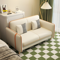 芊怡(QIANYI)北欧小户型沙发出租房公寓双三人位猫抓皮沙发卧室房间客厅小沙发