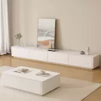 芊怡(QIANYI)电视柜现代简约客厅家用小户型落地式储物柜木茶几电视机柜组合