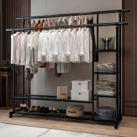 古达落地挂衣架室内衣架落地衣架子家用阳台卧室晾衣架衣帽架落地衣架