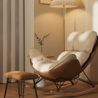 芊怡(QIANYI)单人摇椅沙发客厅轻奢家用龙虾椅阳台休闲躺椅成人可睡觉懒人沙发