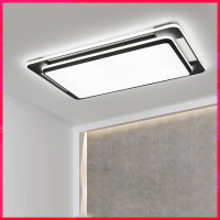 古达现代简约客厅主灯黑白大气大厅灯吸顶灯饰卧室灯具