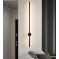 极简壁灯卧室床头灯创意LED长条线性灯古达现代简约北欧客厅墙壁灯具