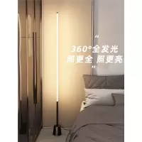 立式卧室落地灯超亮极简墙角灯客厅古达轻奢落地台灯床头灯LEDins氛围