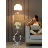 落地灯简约现代客厅卧室书房沙发灯古达创意北欧带玻璃茶几立式台灯