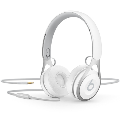 BEATS/Beats EP 头戴式有线耳机 手机耳机 游戏耳机 含线控麦克风 好音质舒适感 适用于3.5mm通用 白色