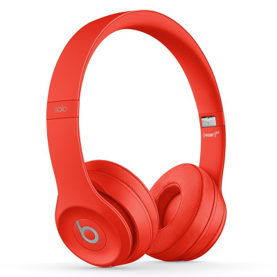 BEATS/Beats Solo3 Wireless 无线运动蓝牙耳机 头戴式耳机 低音好 通话清晰 游戏耳机 红色