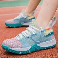 男童鞋子夏季飞织网面透气中大童潮流儿童篮球鞋夏天薄款运动鞋