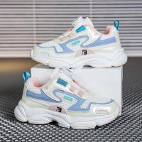 邦塞斯 男女童鞋子2022秋冬新款儿童运动鞋男孩童鞋旋转纽扣冬季