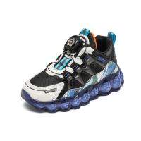 邦塞斯 男童鞋子2022秋冬新款儿童运动篮球鞋大童男孩旋转纽扣童鞋