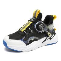 邦塞斯 男女童秋冬季篮球鞋摩擦会响2022新款儿童旋转纽扣运动鞋大童