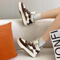 邦塞斯 高帮厚底小白鞋女2022秋冬季新款休闲女鞋百搭加绒加厚运动板鞋子