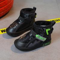 邦塞斯 儿童雪地靴女童鞋子新款冬季短男童靴子宝宝加绒加厚保暖棉鞋