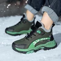 邦塞斯 儿童户外登山鞋青少年男童女童保暖雪地靴雪地鞋
