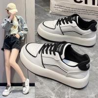 邦塞斯 小白鞋女鞋2022秋冬新款休闲鞋子百搭白色板鞋运动鞋