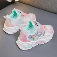 邦塞斯 爱莎公主冬秋款女童休闲运动鞋时尚百搭儿童跑步鞋青少年潮鞋