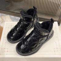 邦塞斯 雪地靴女短筒2022新款冬季雪地棉鞋加绒加厚面包鞋防滑保暖女靴子