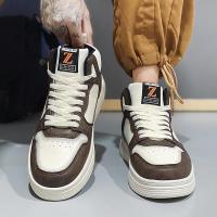 邦塞斯 高帮板鞋男鞋2022秋季鞋子休闲鞋冬季运动鞋男