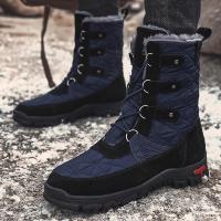 邦塞斯 马丁靴男款长筒冬季工装靴男士英伦风高帮雪地靴子男加绒保暖棉鞋男鞋