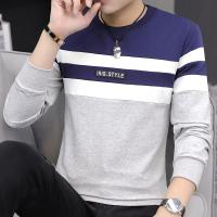 歌爱妮2019青年打底衫男士长袖T恤秋衣内衣圆领卫衣男潮韩版休闲上衣服外穿