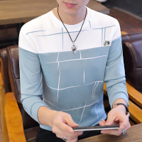 歌爱妮长袖T恤男2019秋季新款男士内搭打底衫卫衣潮流秋装男装 圆领汗衫