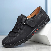 歌爱妮2021男士鞋子商务休闲皮鞋男英伦韩版潮流秋季男鞋青年透气软底潮鞋子