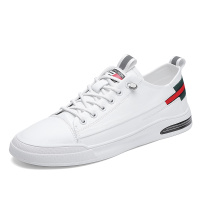 歌爱妮男鞋2021年新款春季潮鞋百搭欧洲站高端潮牌欧货轻奢真皮小白鞋男