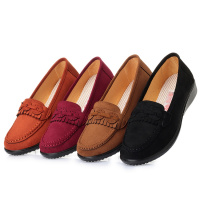 歌爱妮2021春秋老北京布鞋女鞋平跟平底单鞋休闲时尚工作鞋妈妈鞋豆豆鞋子女