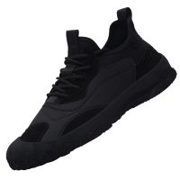 歌爱妮真皮男鞋2021年秋冬新款加绒加厚一脚蹬男士休闲五指鞋软底运动鞋