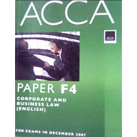 [正版二手]ACCA PAPER F4 CORPORATE AND BUSINESS LAW(ENGLISH) 课本