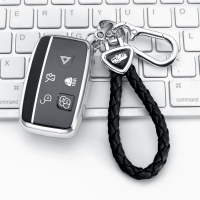 上山豹 适用于路虎钥匙套高档揽胜运动版极光发现神行发现45星脉金属车钥匙包壳