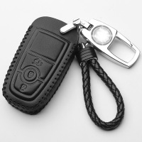 上山豹 适用于适用2020款福特锐界钥匙包福特锐界车7座钥匙包套真皮锐界钥匙套