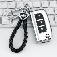 上山豹 适用于适用于福田锁匙包拓路者图雅诺蒙派克E拓陆者SG7汽车钥匙包套扣壳