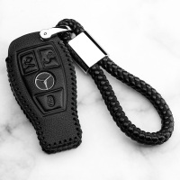 上山豹 适用于适用奔驰gla钥匙套gla200钥匙套女性奔驰gla220 gla260钥匙包扣