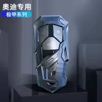 上山豹 适用于适用于新款2019奥迪A4L钥匙套q5L钥匙包Q7/A5/TT车钥匙扣包壳金属