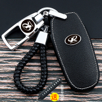 上山豹 适用于比亚迪宋pro钥匙套高档比亚迪唐钥匙套汽车秦pro钥匙套真皮女包扣