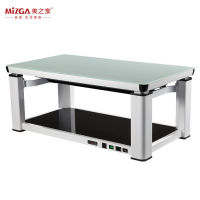 一均A53水晶帝王灰140*80CM磁炉电暖桌取暖桌电炉桌电暖炉家用多功能烤火桌升降烤火茶几烤火炉升降取暖器