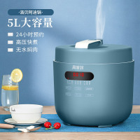 洛贝(Luby)LBA-5EPP17 电压力锅5升双胆阿迪锅智能家用多功能全自动压力锅 预约定时硬氧无涂层内胆 磨砂外壳