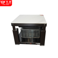 万焱T89SQ岩板磁炉80*80CM气电两用 电暖桌取暖桌天然气升降取暖炉燃气烤火桌电暖方几电烤桌多功能家用方形取暖器