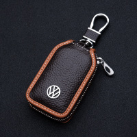 上山豹 大众POLO钥匙包 适用于途观帕萨特速腾迈腾高尔夫宝来捷达真皮车钥匙包套