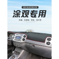 车巧 适用于大众途观L改装饰品配件皮革避光垫 中控仪表台前档防晒遮阳垫PHEV
