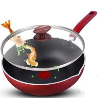 苏泊尔Supor 火红点无油烟煎炒锅PJ26R4平底锅