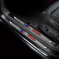 21-22款比亚迪元PRO汽车槛条内饰改装防踩迎宾踏板边防刮耐磨皮革槛保护贴