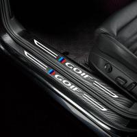 专用于2021款大众高尔夫8汽车槛条内饰改装防踩迎宾踏板边防刮耐磨皮革槛贴