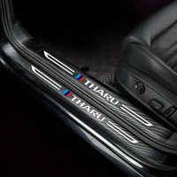 专用于21-22款大众途岳PLUS汽车槛条内饰改装防踩迎宾踏板边防刮耐磨皮革槛贴
